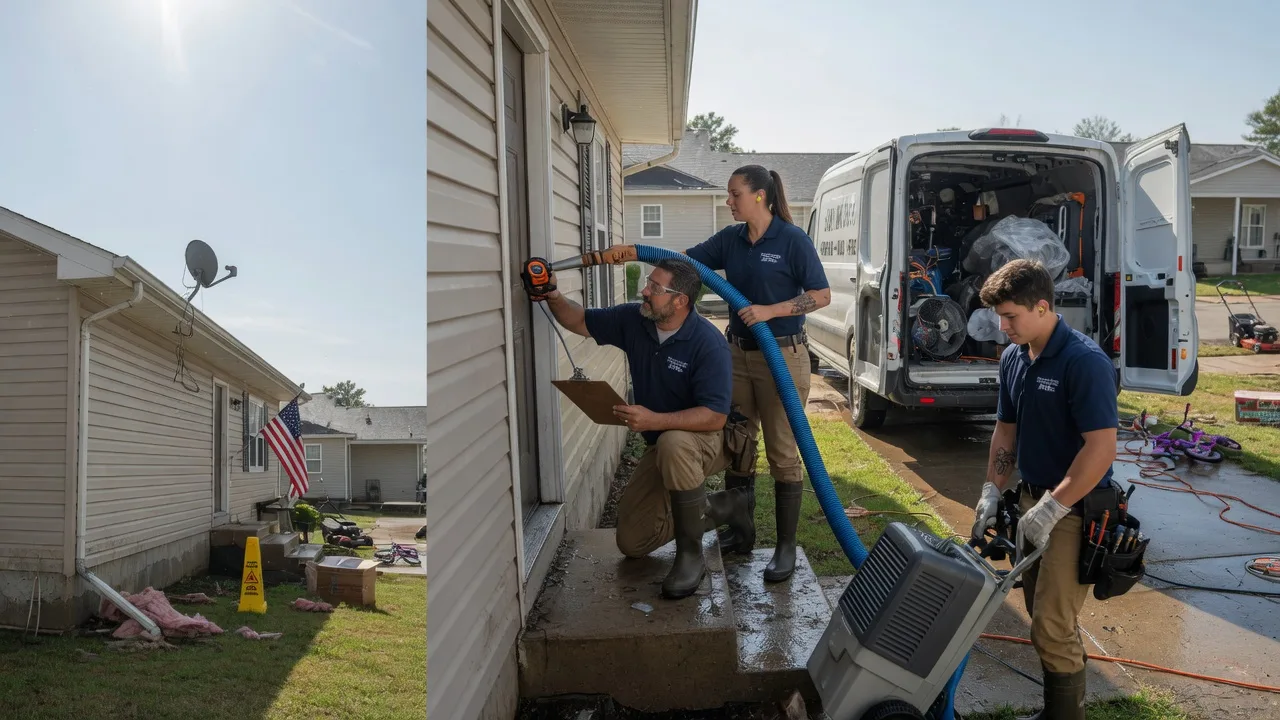 Ceiling Water Damage Restoration in Stonewall, LA near me